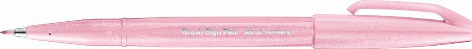 SES15C-P3XfAbSnTv2QSeyE PentelArts Faserschreiber Brush Sign Pen SES 15, zartrosa