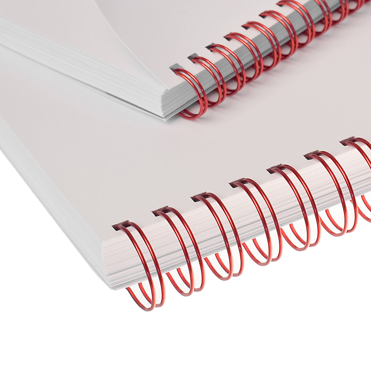 886128b44a5d76f6b516289d41ec16db RENZ Drahtbinderücken, Teilung 3:1, 5.5 mm - rot metallic