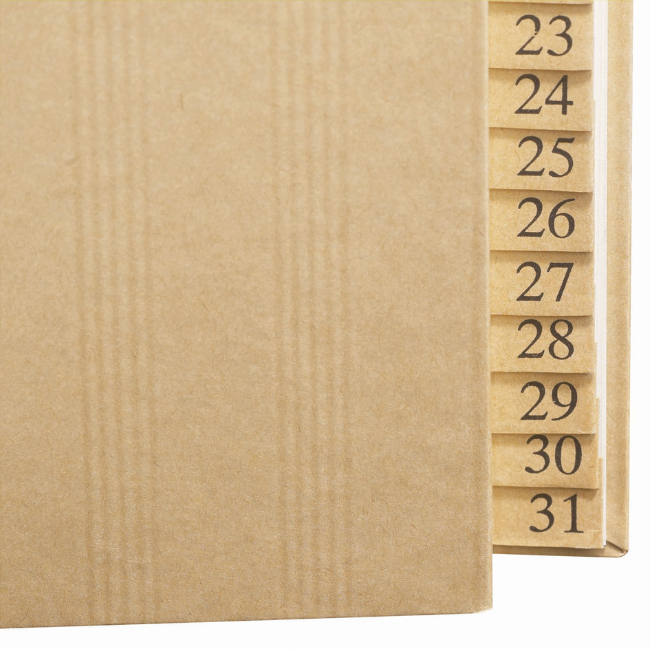 extendos umweltfreundlicher Pultordner, 1 - 31, 31 Fächer