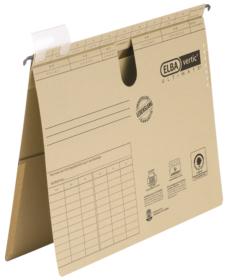85442_85422589341e4c5719 ELBA Hängehefter vertic ULTIMATE, kaufmännische Heftung, A4