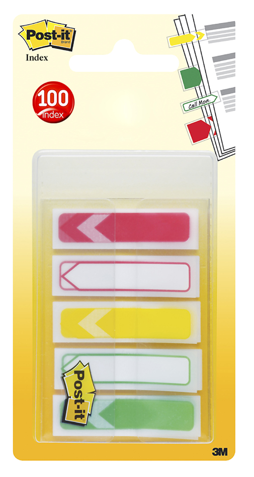 684_ARR_R5_pack Post-it Haftmarker Index Pfeile, 11,9 x 43,2 mm, 5-farbig