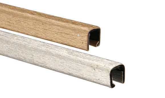 2d031f2d672aa5c3dd1b9423c164d13b Techno Channel silber gebürstet - A4+ (304 mm) - 5 mm - bis 35 Blatt