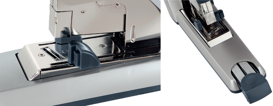 LEITZ Blockheftgerät/Superheftgerät 5553, silber