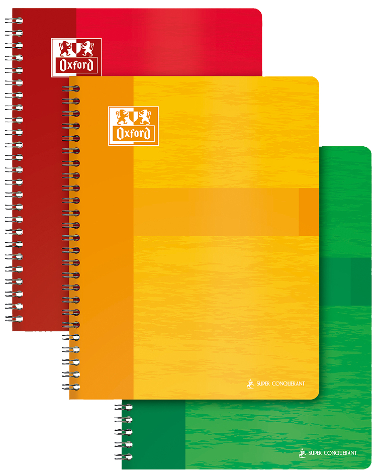 928675893246b571c1 Oxford Spiralbuch, DIN A4, kariert, 50 Blatt