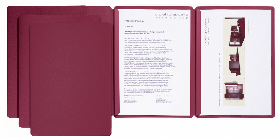 22003-0158934585267ee PAGNA Präsentations- / Bewerbungsmappe ´Sprint´, grau