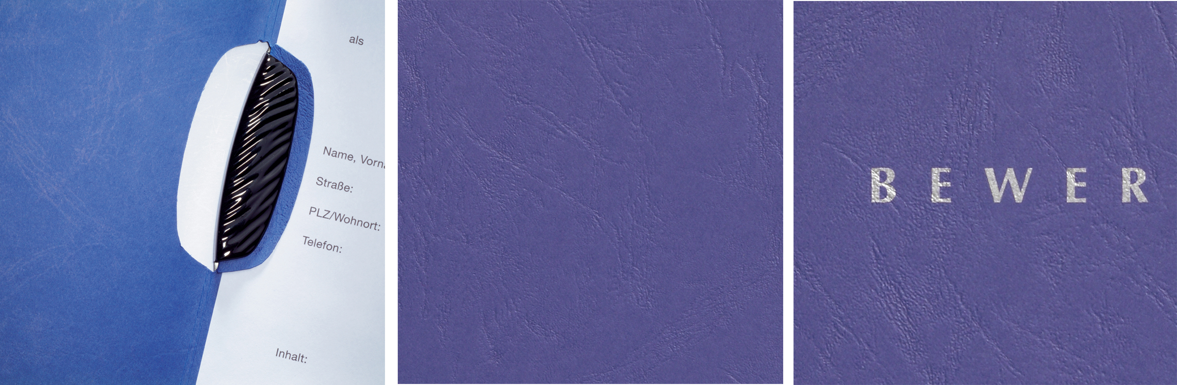 22004_det5893458a98ade PAGNA Bewerbungsmappe ´Swing´, DIN A4, aus Karton, blau