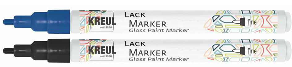 KREUL Lackmarker `Gloss Paint Marker`, fine, hellblau
