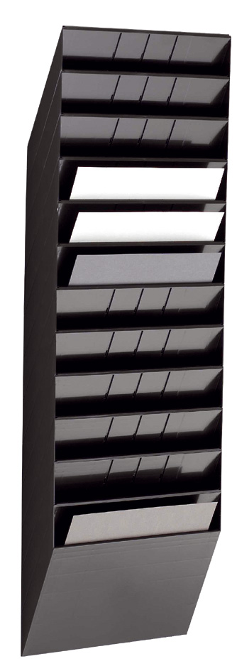DURABLE Wand-Prospekthalter-Set ´FLEXIBOXX 12´, A4