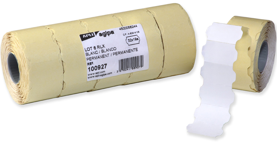 334148200589af9cd6c984 agipa Etiketten für Preisauszeichner, 32 x 19 mm, weiß