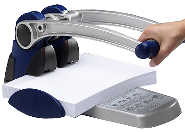 2101521-Anw Rexel Registraturlocher HD2300X, blau/silber/schwarz