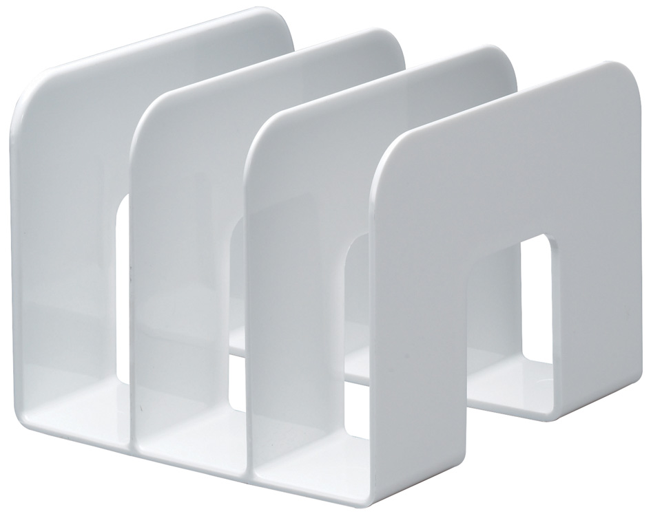 1701395010_GEN_A DURABLE Stehsammler TREND, Kunststoff, 3 Fächer, weiß