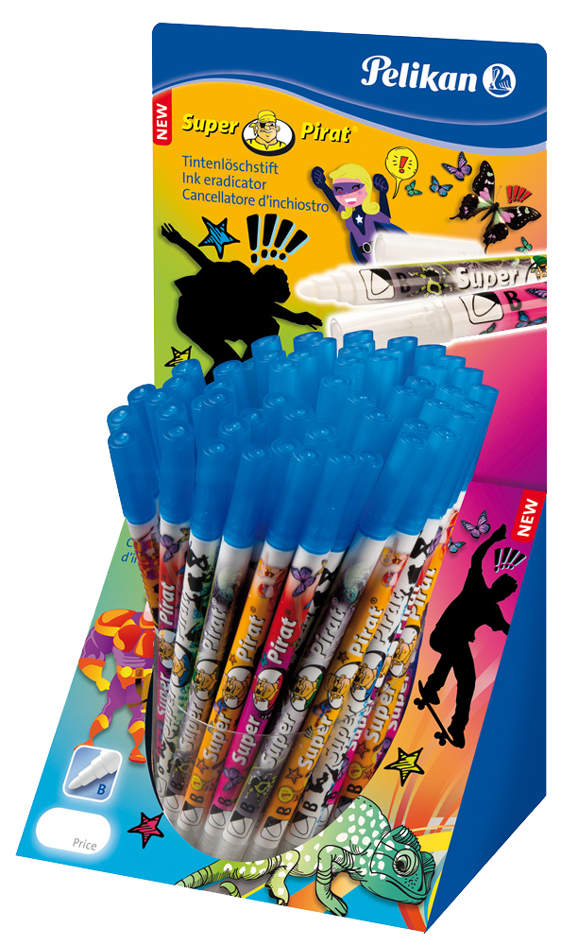 987024_201358933c19b1e25 Pelikan Tintenlöscher Super Pirat 850B, im Thekendisplay