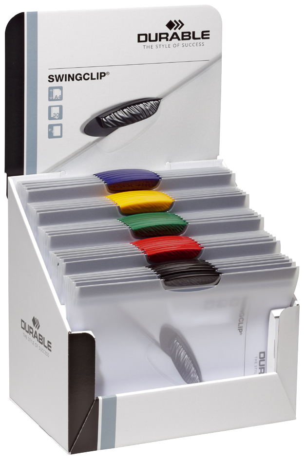 2261_00_GEN_B DURABLE Klemmhefter SWINGCLIP, DIN A4, im Thekendisplay