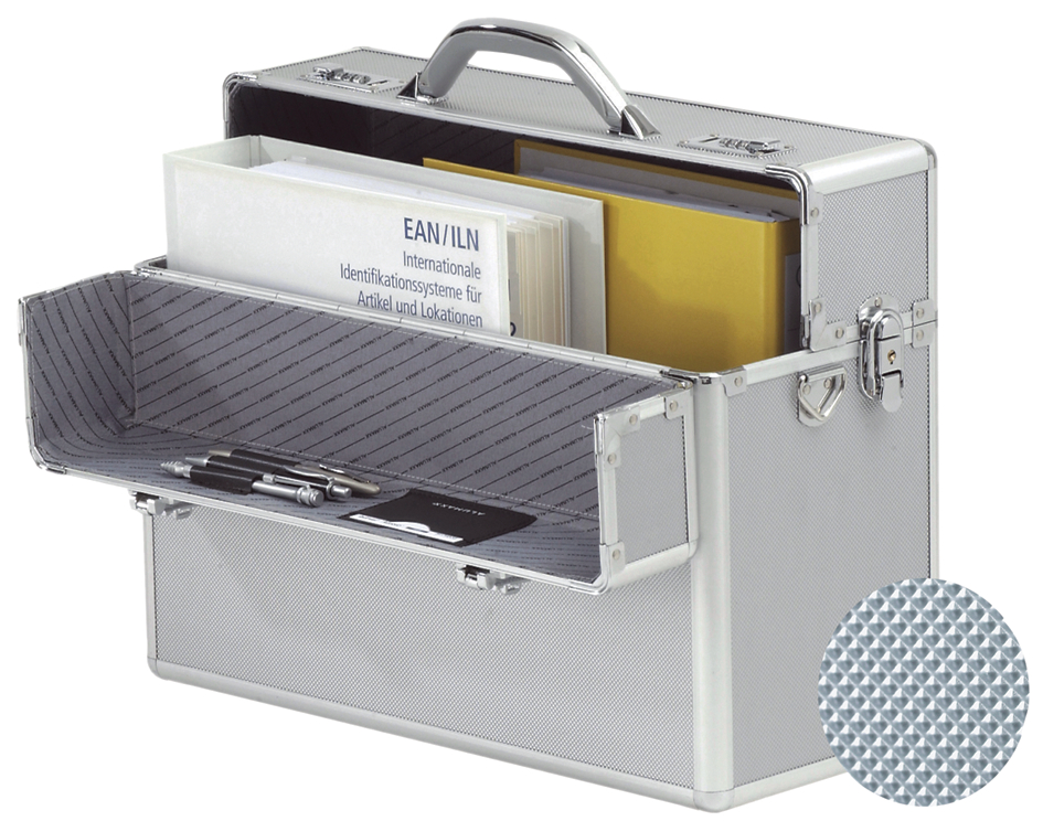 45100_1 ALUMAXX Pilotenkoffer ´ALPHA´, Aluminium, silber
