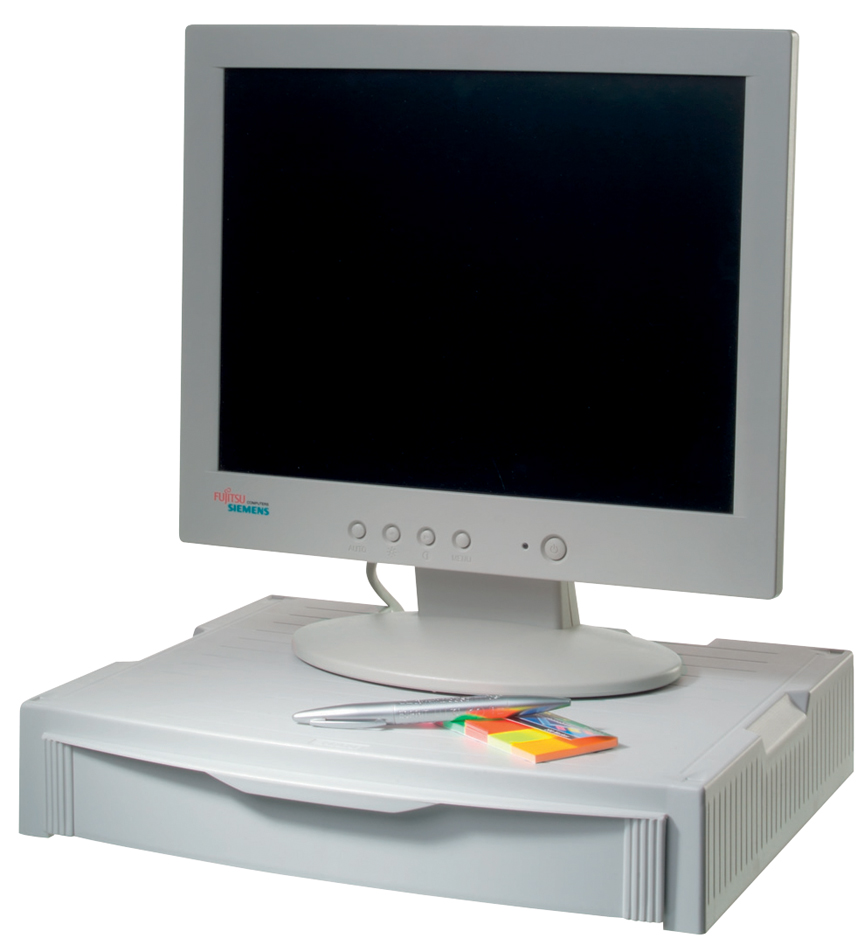9250-11 HAN Monitorständer/Druckerständer MONITOR STAND, lichtgrau