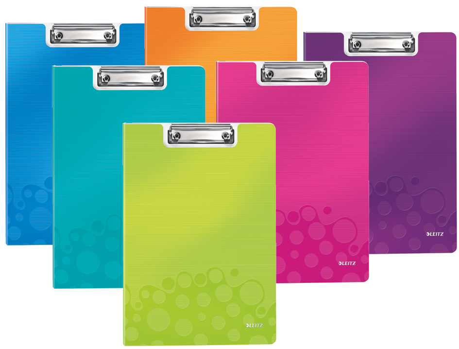 41990099589362ae4ef40 LEITZ Klemmbrett-Mappe WOW, DIN A4, Polyfoam, violett