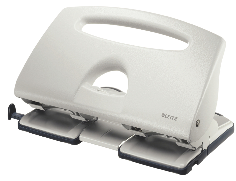 51320085 LEITZ Doppellocher, Stanzleistung: 25 Blatt, grau