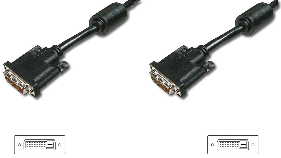 DK-320101-050-S58931d8ae5f38 DIGITUS DVI-D 24+1 Kabel, Premium, Dual Link, 2,0 m