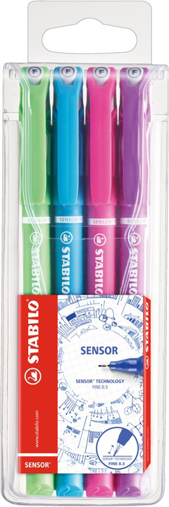 St_21870_189_4-01_Assort589334b699a91 STABILO Fineliner sensor, 8er Kunststoff-Etui