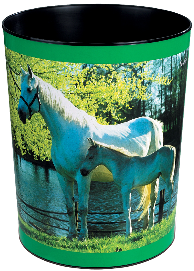 26658 Läufer Papierkorb ´Pferd und Fohlen´