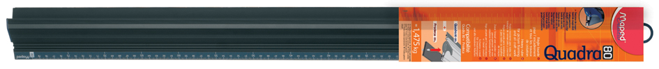17808058936dbebb295 Maped Schneidelineal Quadro, aus Aluminium, Länge: 1.000 mm