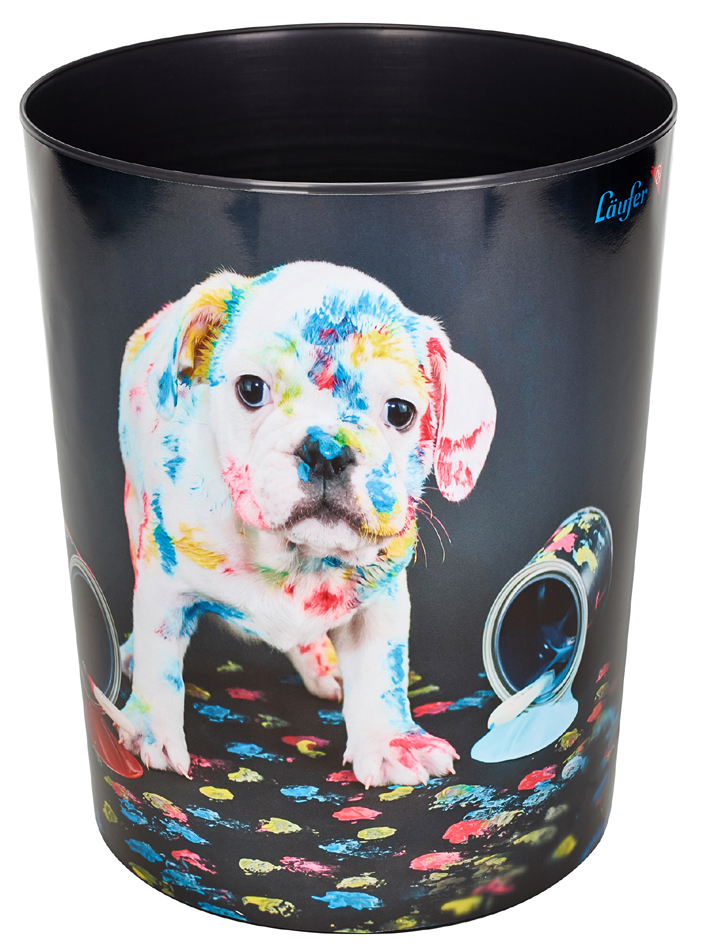 2666358db26b1ad2e2 Läufer Papierkorb Bunter Hund