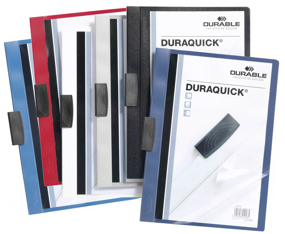 2270589375a921e9b DURABLE Klemmhefter DURAQUICK, DIN A4, rot