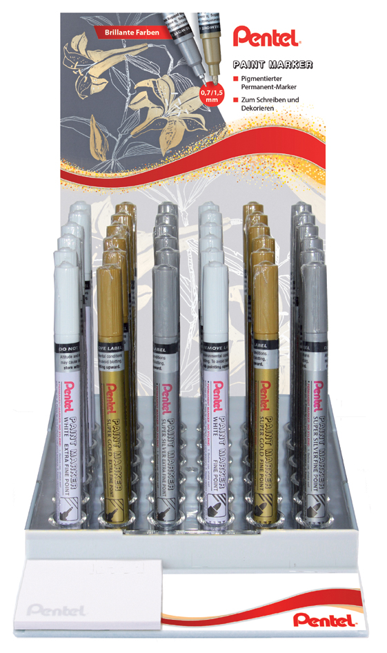 MSFP10WXZ-3G Pentel Lackmarker PAINT MARKER MSP10/MFP10, im Display