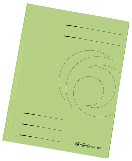 11076460058931dab20aa0 herlitz Sammelmappe easyorga, DIN A4, Manilakarton, hellgrün