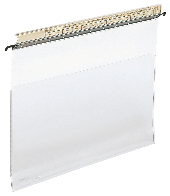 19380000 LEITZ ALPHA Termin-Klarsichttasche, A4, Organisationsleiste