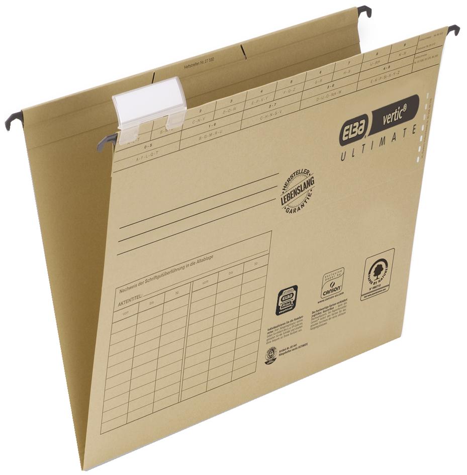 100331249589341e321af0 ELBA Hängemappe vertic ULTIMATE, A4, seitlich offen