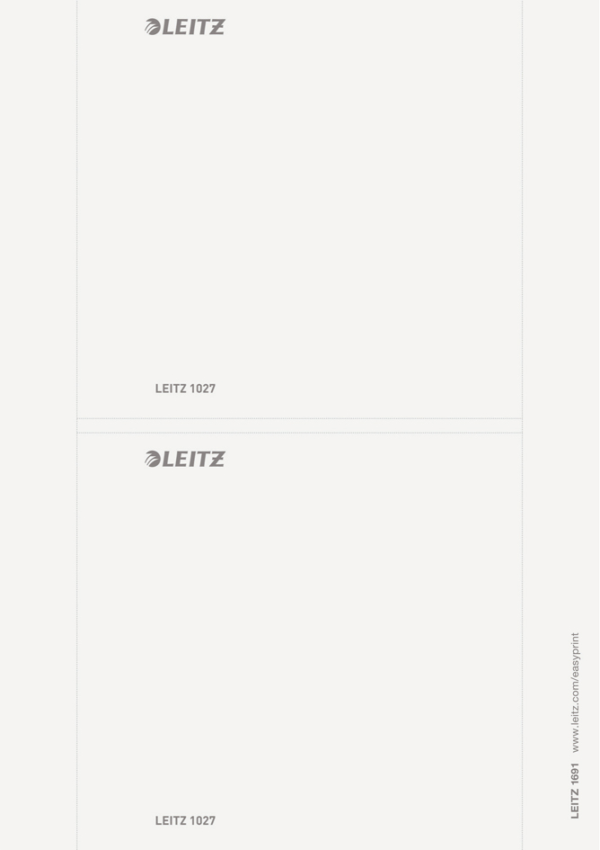 16910085_v1 LEITZ Ordnerrücken-Einsteckschild, 176 x 146 mm, grau