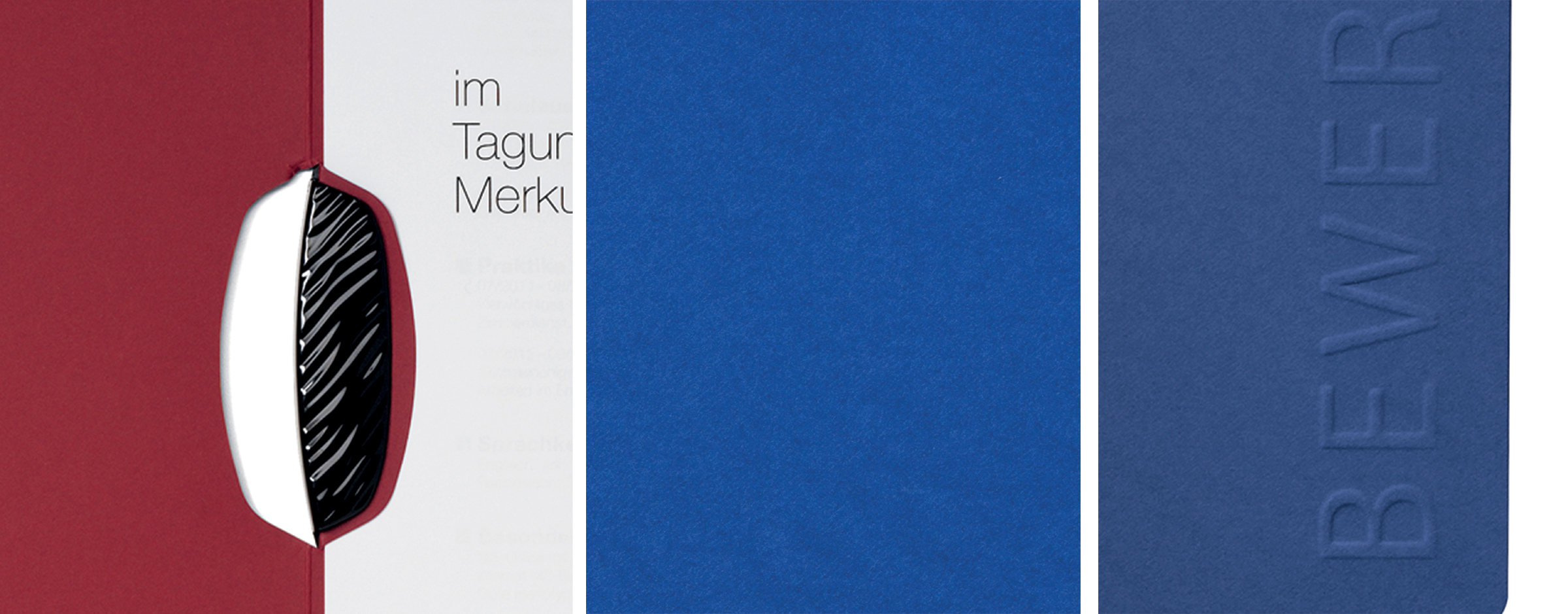 22007_det589345b988ce6 PAGNA Bewerbungsmappe ´Swing´, DIN A4, aus Karton, blau