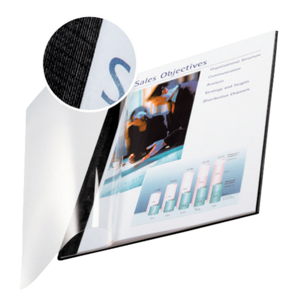 4f3a144898d2b70c85f9b08bf3cbc729 Leitz Soft-Cover-Mappen, ImpressBind, 3.5 mm - schwarz