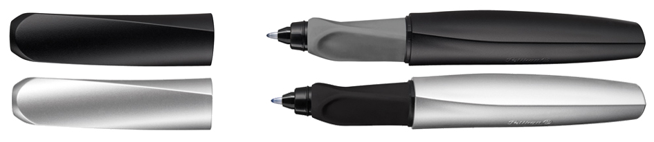 947093 Pelikan Twist Tintenroller, schwarz/grau