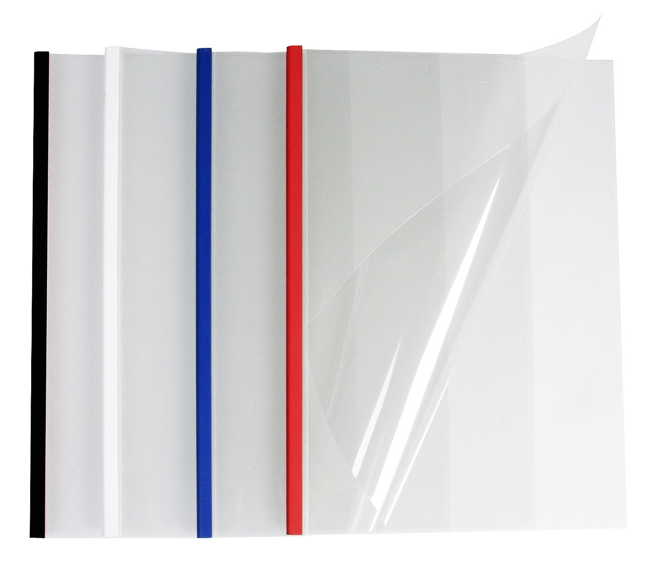 7375de5f6cad002257388a8660870832 EasyCOVER A4 - PVC klar - 1,5 mm - weiß