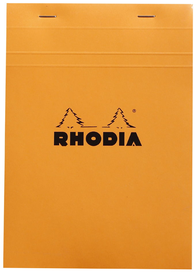 16200C_fac58935fa39c753 RHODIA Notizblock No. 16, DIN A5, kariert, orange