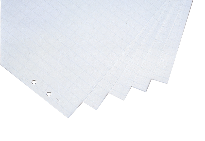 S41_1227101 magnetoplan Flipchart-Block, Format: 650 x 980 mm, gerollt