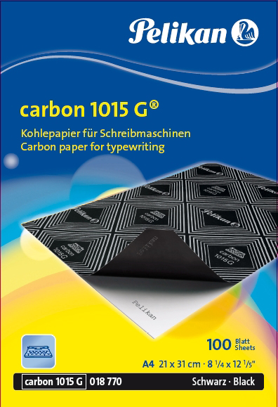 018770 Pelikan Kohlepapier Carbon 1015G, DIN A4, 100 Blatt
