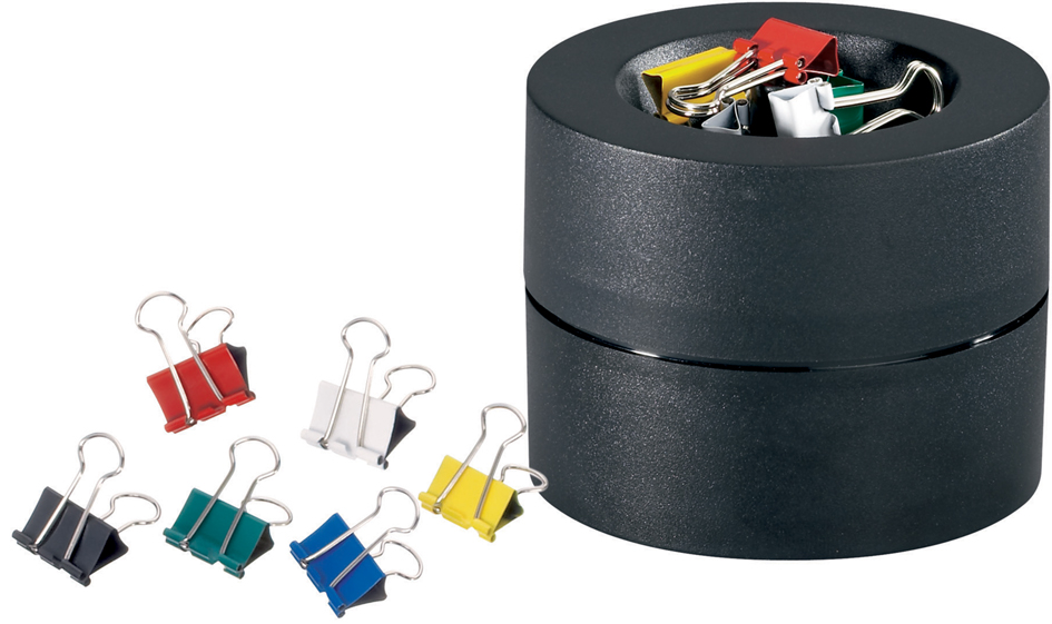 3012490_use MAUL mauly-Spender inkl. 12 mauly Foldback-Klammern, schwarz
