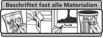 BIC Permanent-Marker Marking 2000 Ecolutions, schwarz