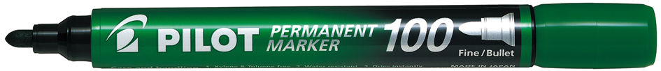 PILOT Permanent-Marker 100, Rundspitze, schwarz