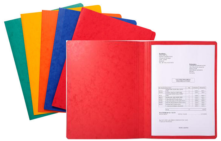 11500H EXACOMPTA Aktendeckel LUSTRO, 240 x 320 mm, blau