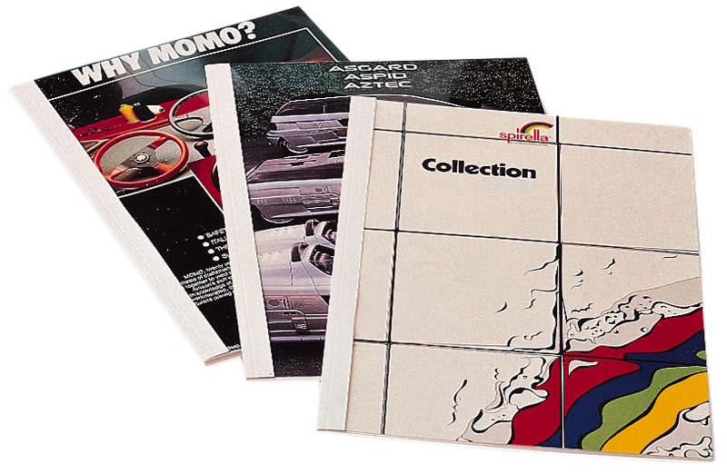 50 Thermomappen RENZ, weißer Karton mit klarem Deckblatt  -  4.0 mm