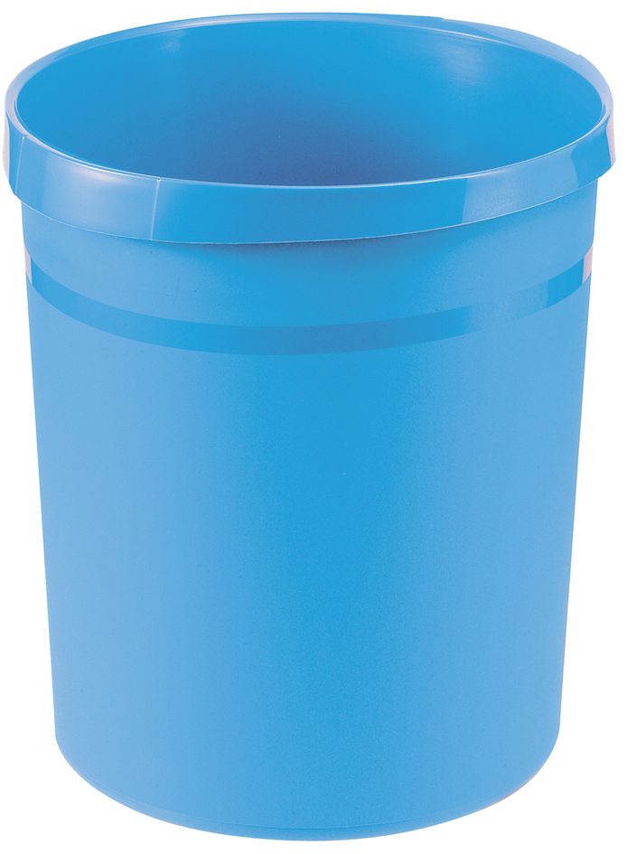 HAN Papierkorb GRIP Trend Colour, 18 Liter, rund, hellblau