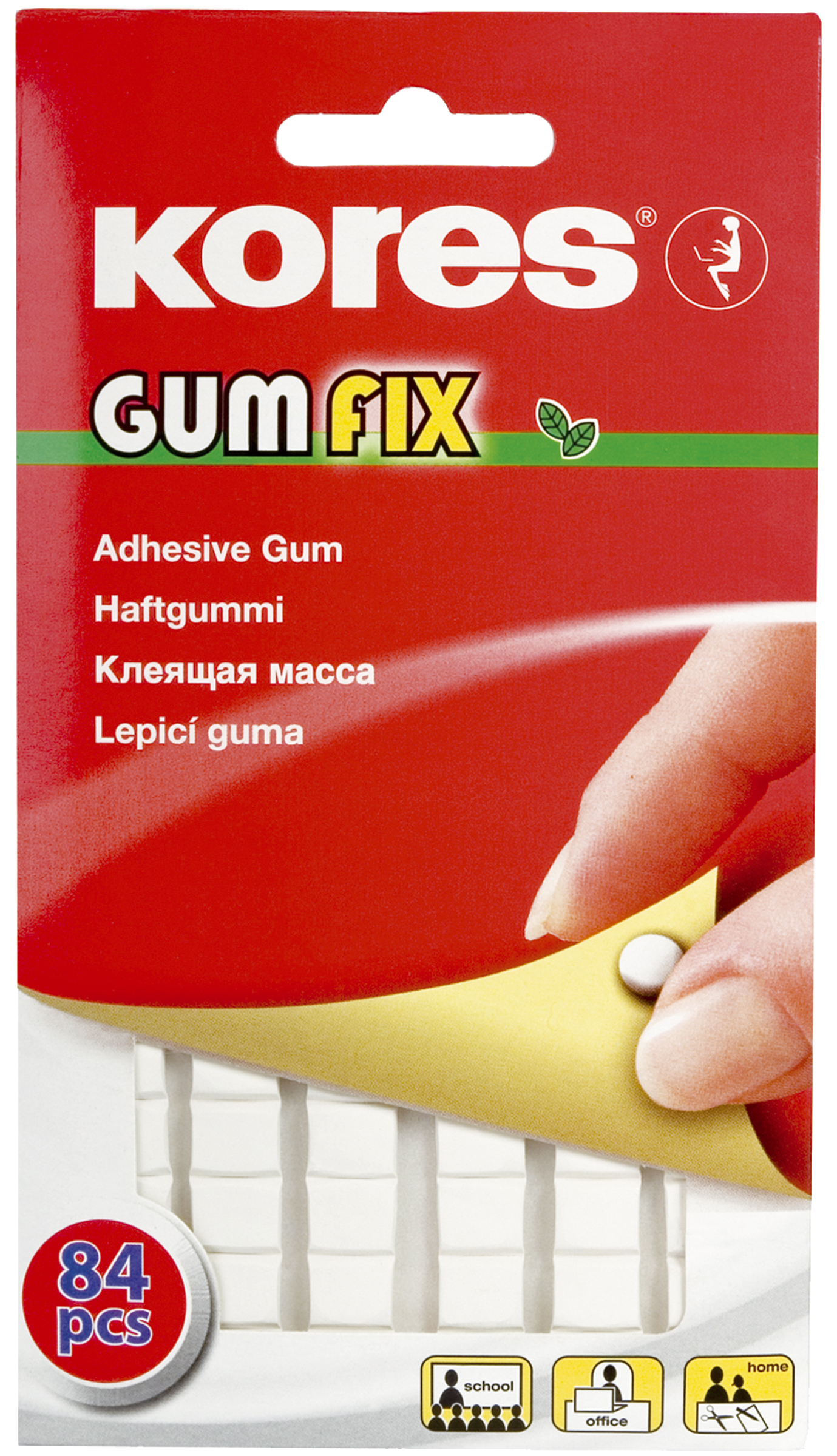 K31600 Kores Haftgummi ´GUMFIX´, vorgestanzte Klebepads