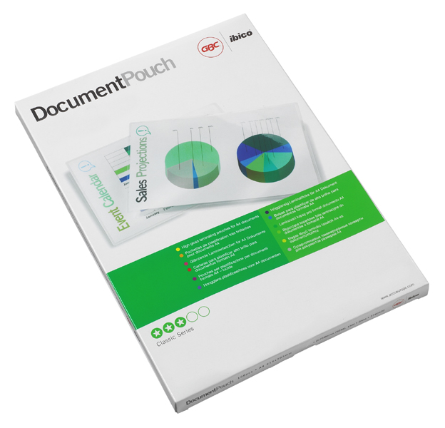 GBC/ibico  Laminierfolien, 125 mic, A2 -426x600 mm, VE=50