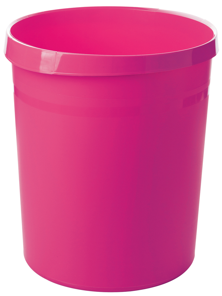 HAN Papierkorb GRIP Trend Colour, 18 Liter, rund, pink