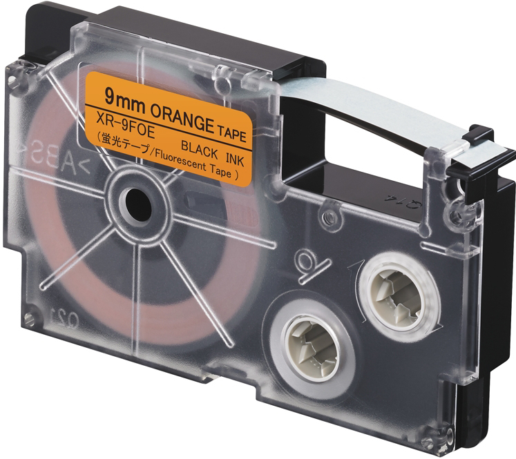 CAS_XR-9FOE58932d0eae2ad CASIO XR Schriftbandkassette, schwarz auf weiß, 18 mm / 8 m