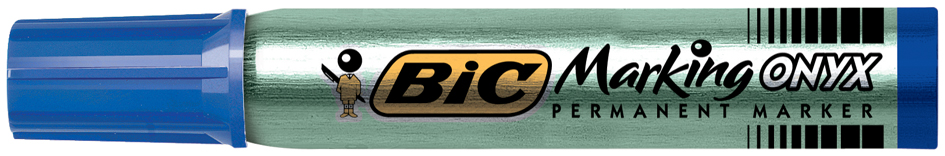 8418291 BIC Permanent-Marker Marking Onyx 1591, Keilspitze, blau